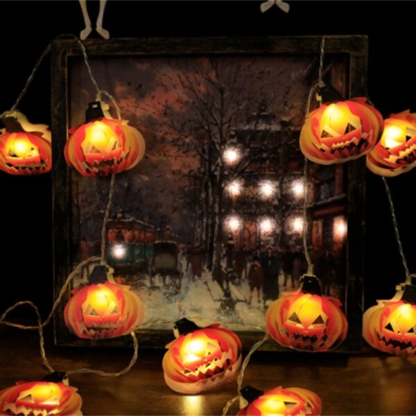 Halloween Battery Remote Control USB LED String Lights