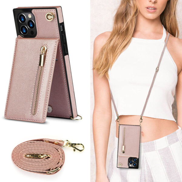Zipper Phone Case For Womens
