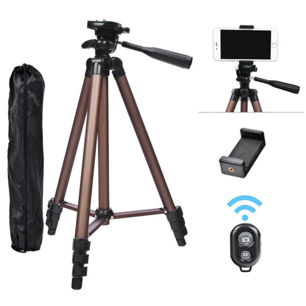 Camera Tripod Bluetooth Live Broadcast Stand Portable Outdoor Tripod